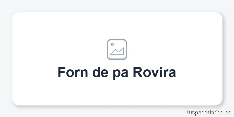 Forn de pa Rovira