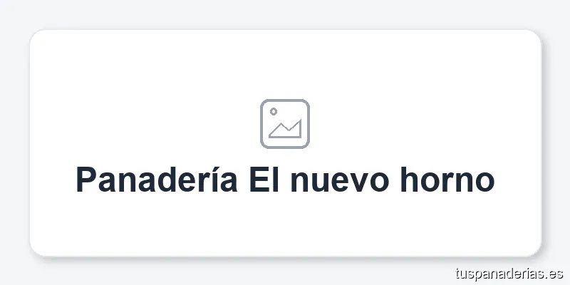 Panadería El nuevo horno