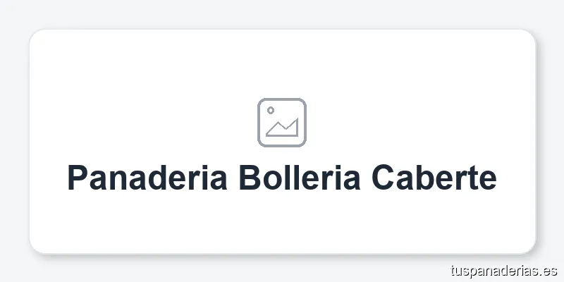 Panaderia Bolleria Caberte