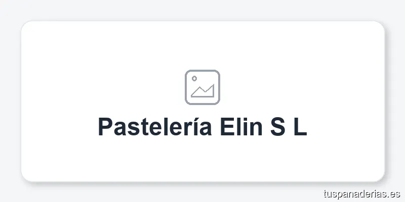 Pastelería Elin S L