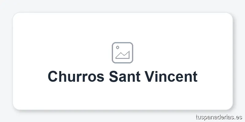 Churros Sant Vincent