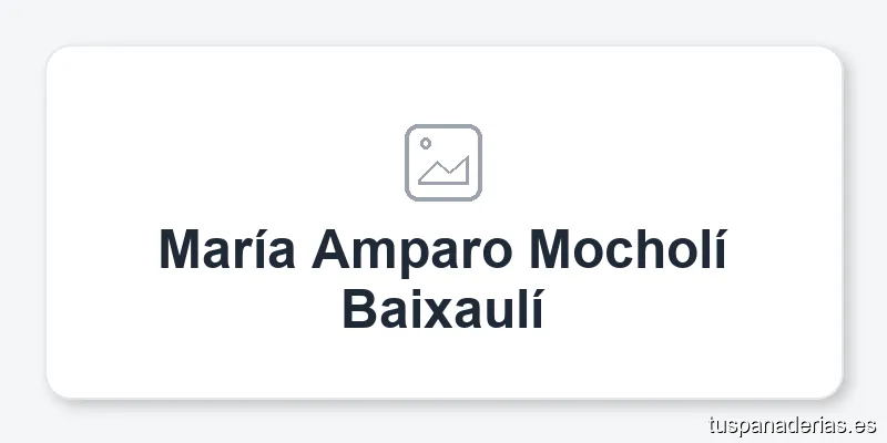 María Amparo Mocholí Baixaulí