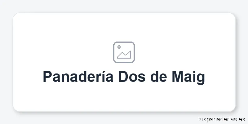 Panadería Dos de Maig