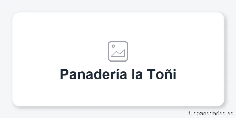 Panadería la Toñi