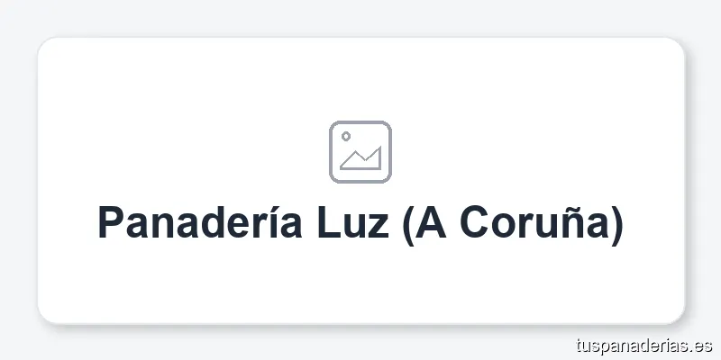 Panadería Luz (A Coruña)