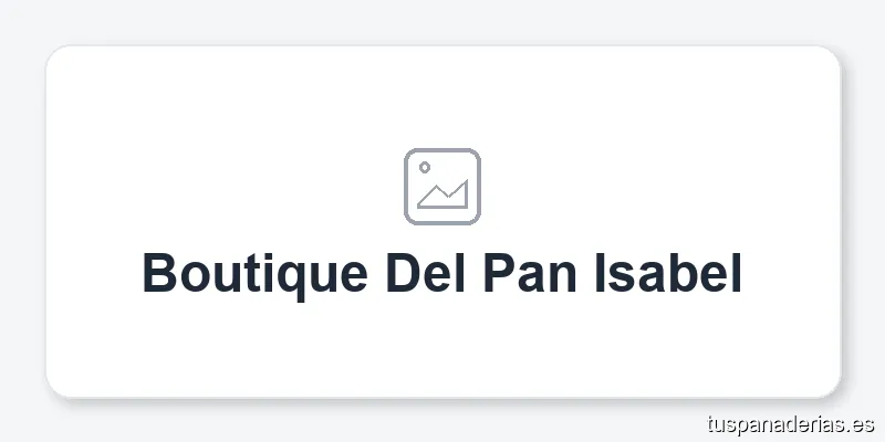 Boutique Del Pan Isabel