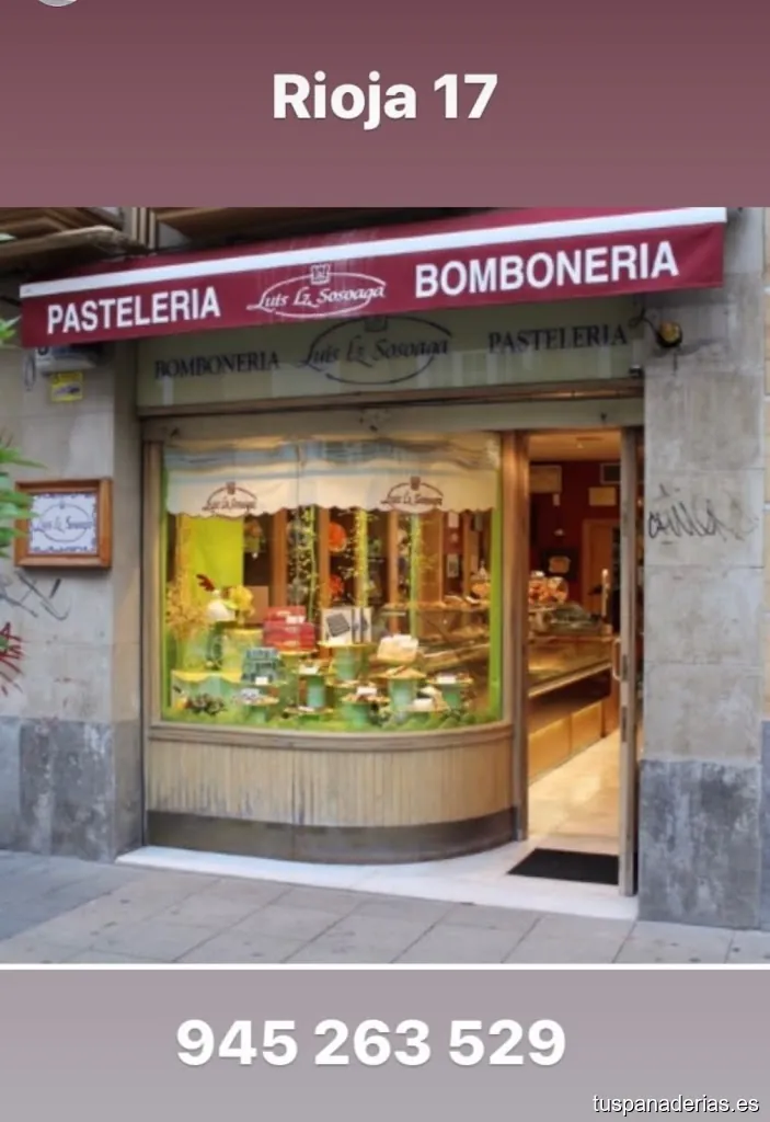 Pastelería Luis Sosoaga Calle Rioja