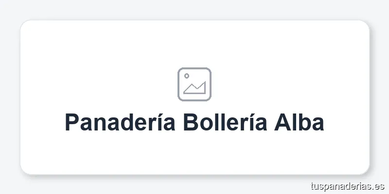 Panadería Bollería Alba