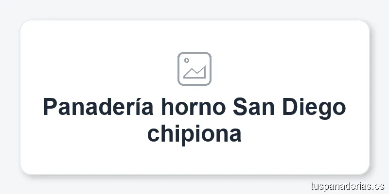 Panadería horno San Diego chipiona