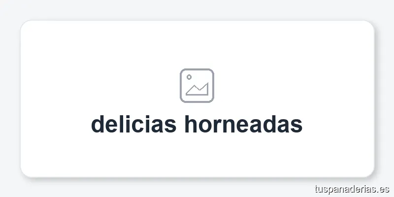 delicias horneadas