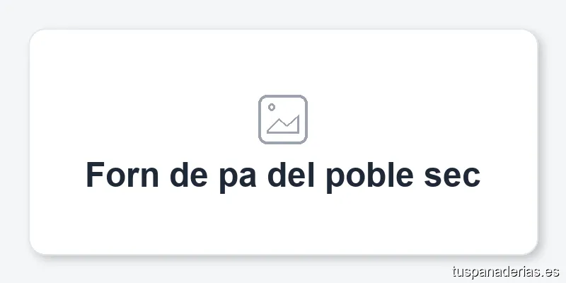 Forn de pa del poble sec