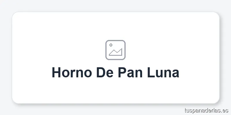 Horno De Pan Luna