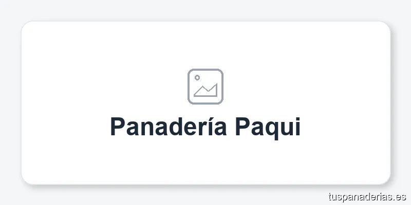 Panadería Paqui