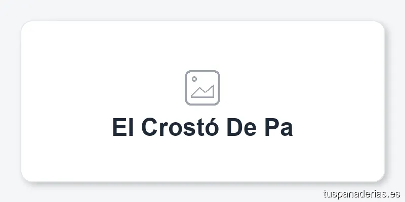 El Crostó De Pa