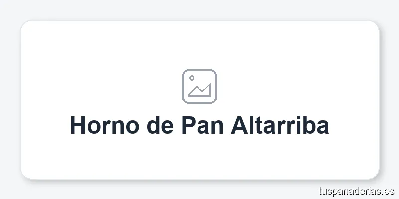 Horno de Pan Altarriba