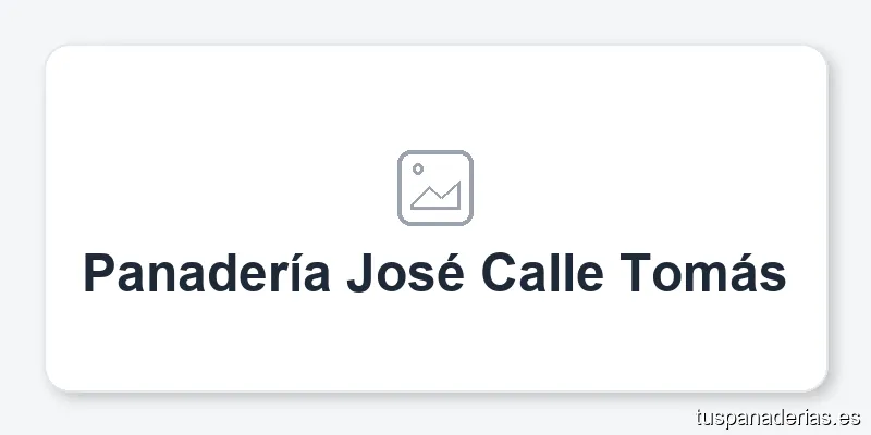 Panadería José Calle Tomás