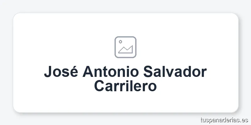 José Antonio Salvador Carrilero