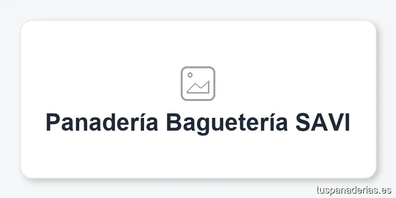 Panadería Baguetería SAVI