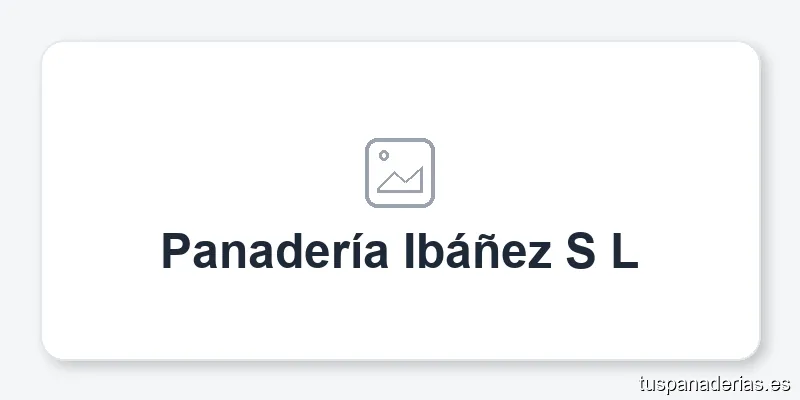 Panadería Ibáñez S L