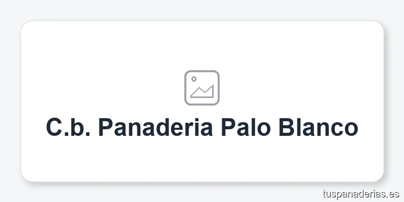 C.b. Panaderia Palo Blanco