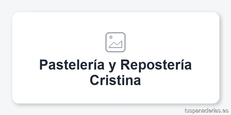 Pastelería y Repostería Cristina