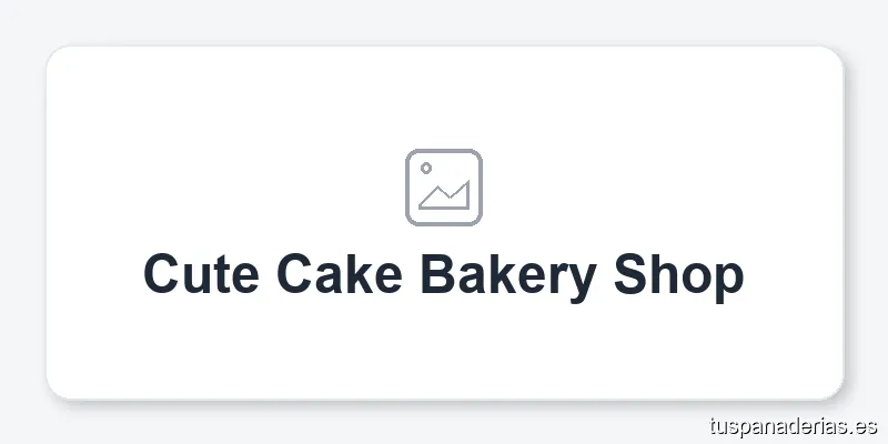 Cute Cake Bakery Shop