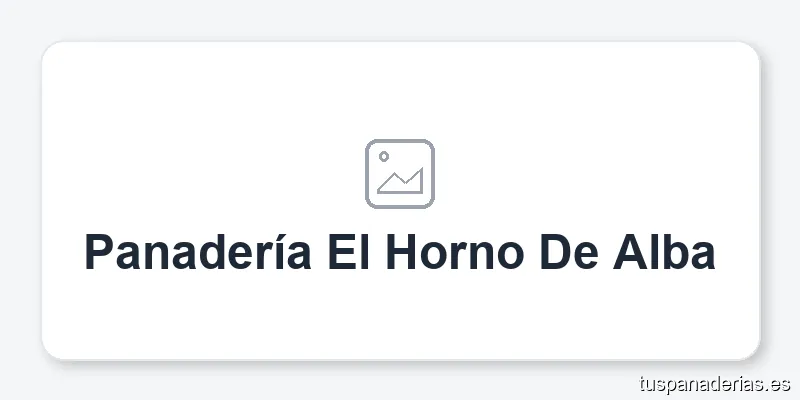 Panadería El Horno De Alba