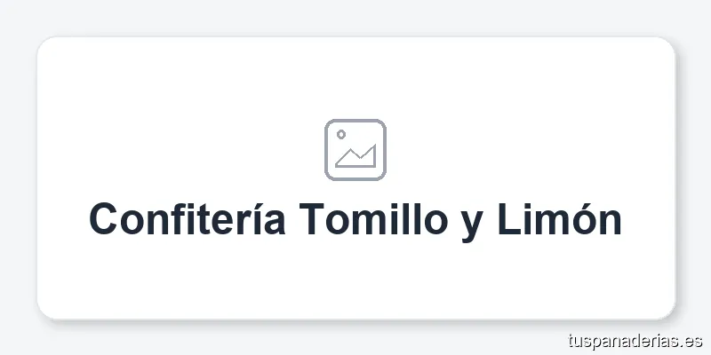 Confitería Tomillo y Limón