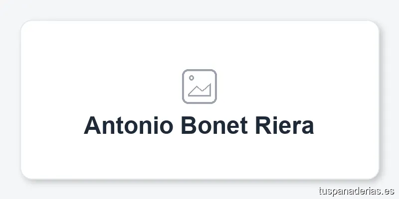 Antonio Bonet Riera