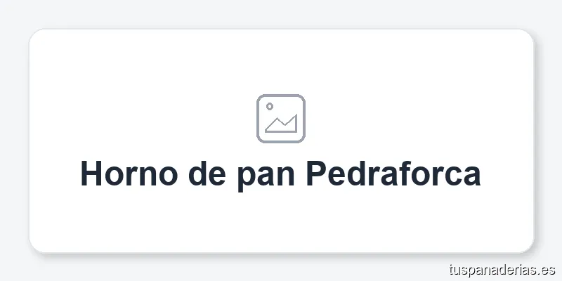 Horno de pan Pedraforca