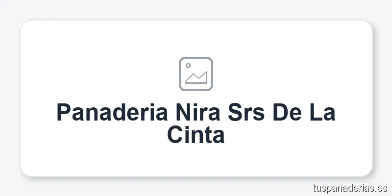 Panaderia Nira Srs De La Cinta
