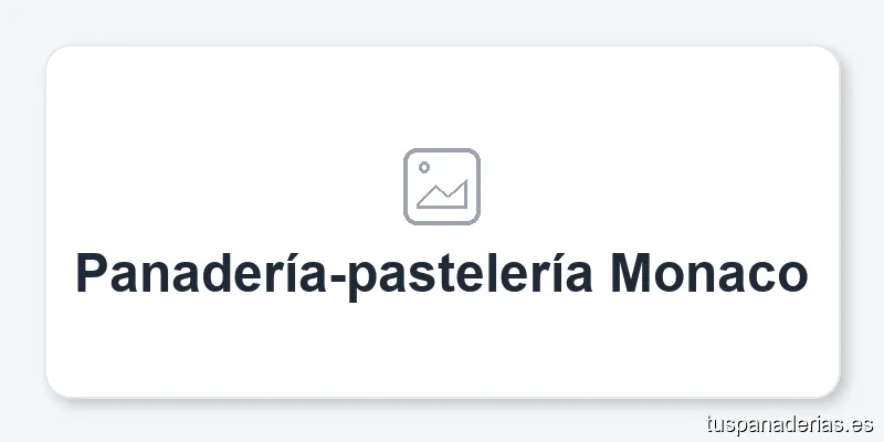 Panadería-pastelería Monaco