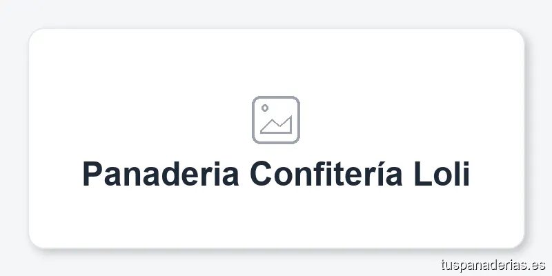 Panaderia Confitería Loli