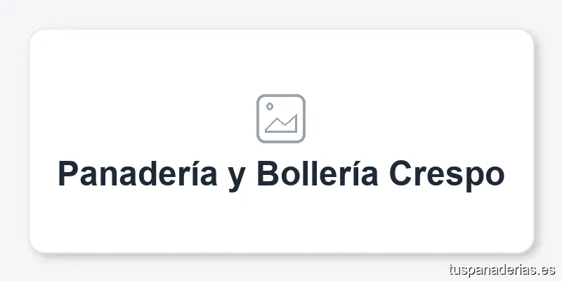Panadería y Bollería Crespo