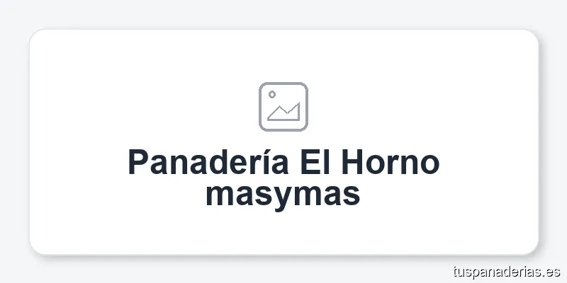 Panadería El Horno masymas