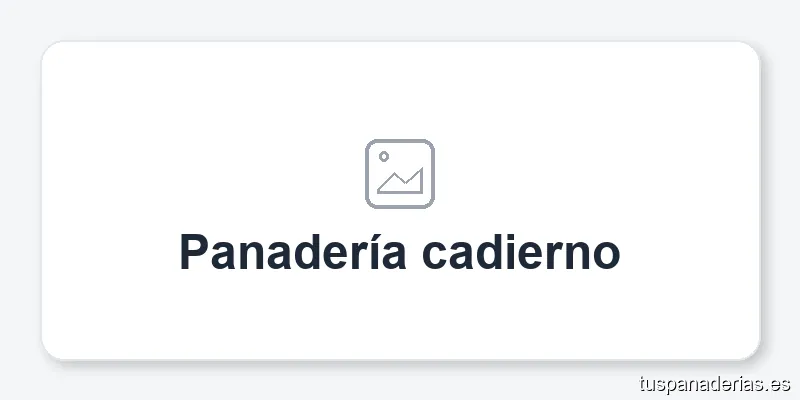 Panadería cadierno