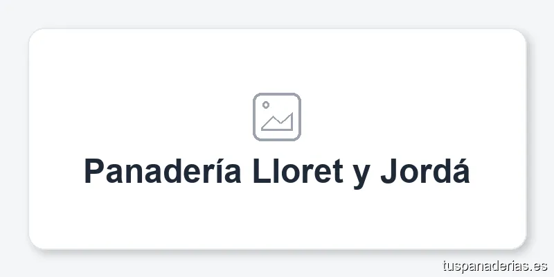 Panadería Lloret y Jordá