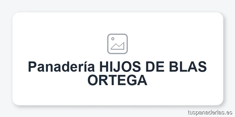 Panadería HIJOS DE BLAS ORTEGA