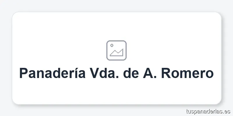 Panadería Vda. de A. Romero