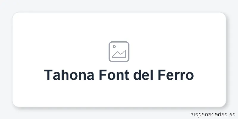 Tahona Font del Ferro