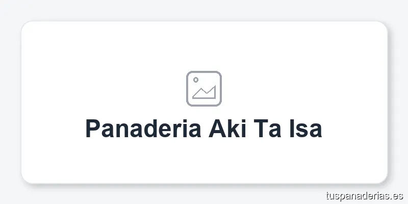 Panaderia Aki Ta Isa