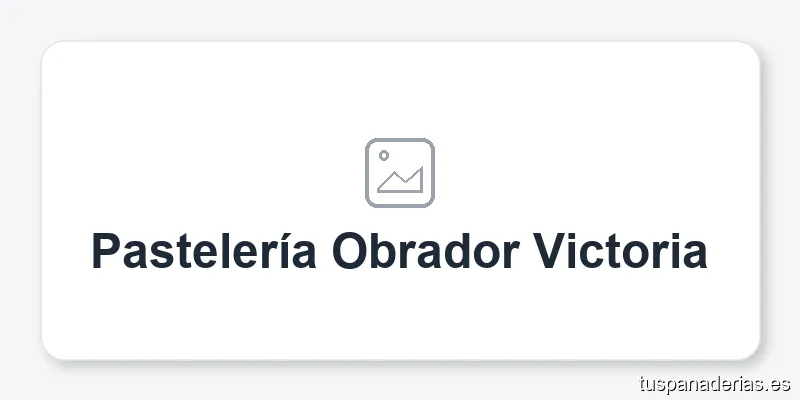 Pastelería Obrador Victoria